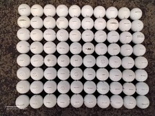 TOP FLITE ASSORTED GOLF BALLS X80 SUPER VALUE PACK USED PEARL/A GRADE FREE P&P