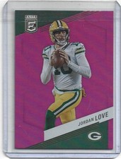 2023 DONRUSS ELITE JORDAN LOVE PINK PARALLEL HOLO CARD