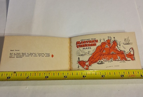 Vintage Marthas Vineyard Island Mini Bilderheft Souvenir 10 Ansichten - Bild 7 von 11