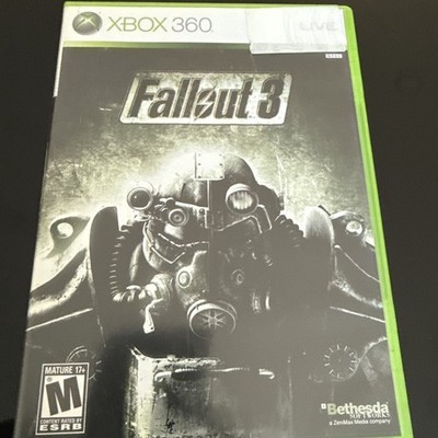 Fallout 3 (Microsoft Xbox 360, 2008) Complete w/ Manual - Tested Working Game