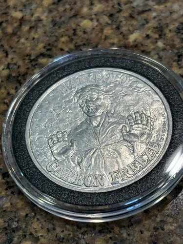 Vintage Star Wars Last 17 Han Solo Carbonite Coin w Case - POTF 1984 Kenner