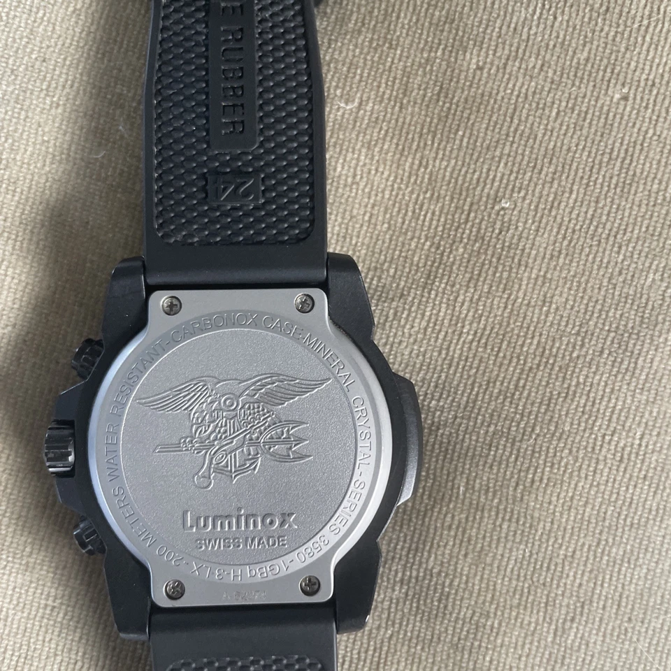 Luminox Chronograph Navy seal, XS.3581.BO, 45mm, Schwarz, Fullset , Top Zustand! - Bild 4 von 4