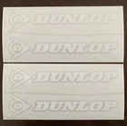 Set of 4 DUNLOP Decals Stickers Vinyl motorcycle size 6"-12" car sport racing