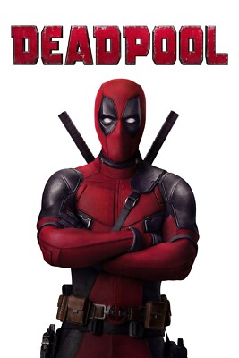 Deadpool 4-Poster (A0-A4) Film Film Bild Kunst Wanddekor Schauspieler