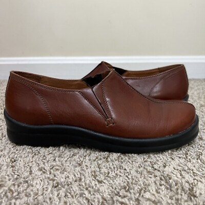 BIRKENSTOCK Footprints コベントリー 41 Footprints by Birkenstock Brown Leather Slip On Shoe Size 41 (US
