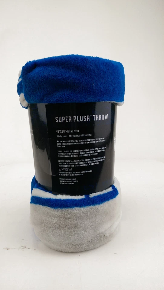 New Northwest NCAA Super PlushThrow Blanket 46" x 60" Varsity Kentucky Wildcats - Image 3 of 3