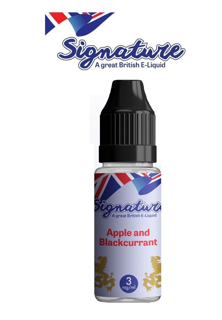 Signature E Liquid 10 x 10ML 50VG 50PG E-Liquid A Great British Eliquid