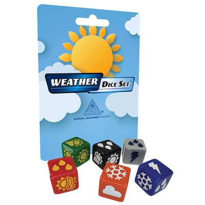 Weather D6 Dice Set (6) Steve Jackson Games SJG5981