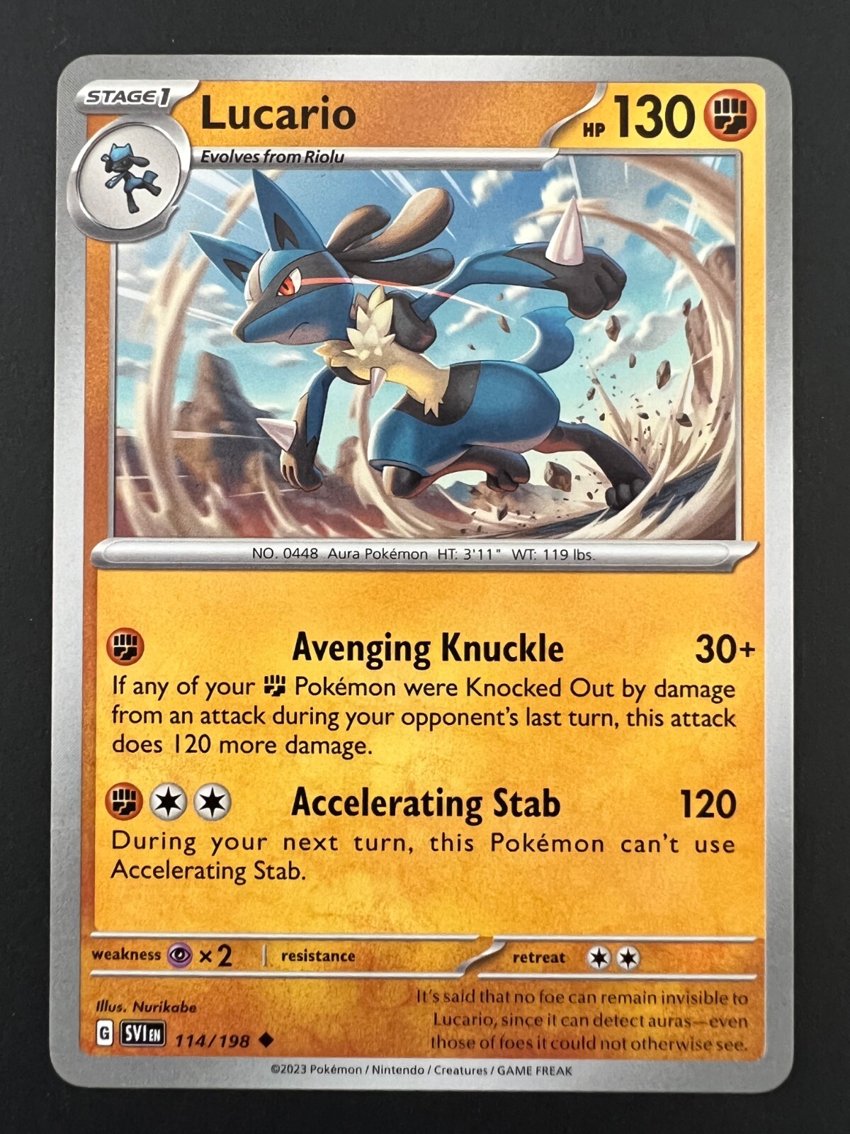 NEW Pokemon Cards Lucario VMAX 460 Gold Metal shiny Pokémon Card Tcg Kids  Gift