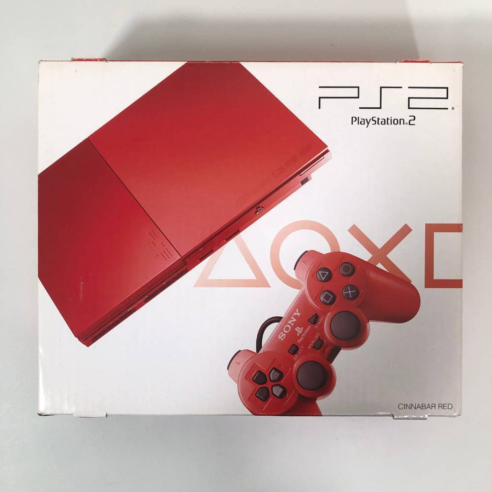 Sony PlayStation 2 PS2 Cinnabar Red Console System SCPH Sony PlayStation 2 PS2 Cinnabar Red Console System SCPH