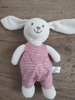 Peluche singe Popi AJENA NOUNOURS salopette rouge rayée 25 cm - SOS