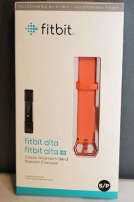 Fitbit Alta / Alta HR Accessory Band, Coral Pink, Small