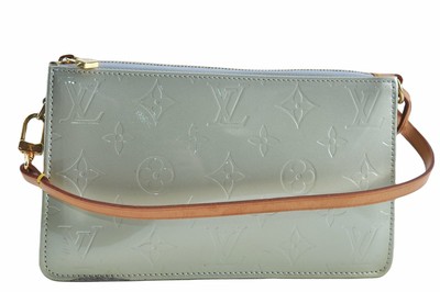 Auth Louis Vuitton Vernis Lexington a Mano Borsa Marsupio Grigio Argento  M91056 LV E1026 | eBay
