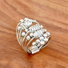 925 Sterling Silver Ring, Wrap Ring, Multi Wire Layer Ring, Handmade Jewelry