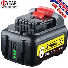DCB120 6.0Ah Li-ion for Dewalt DCB126 XR Slide Battery Pack 12V 10.8V DCB126-XJ