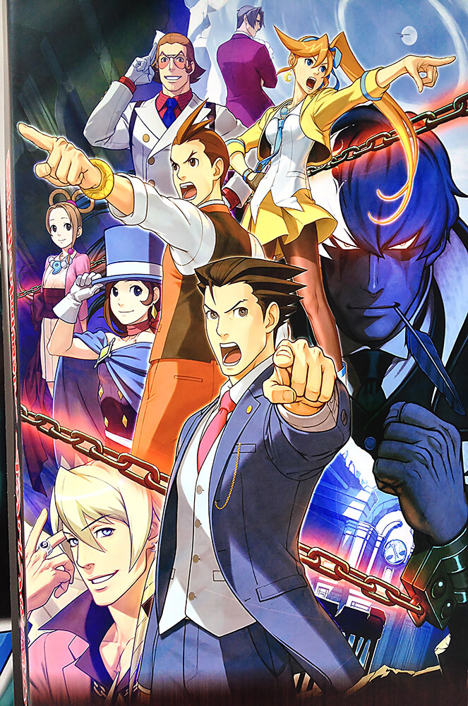 Phoenix Wright Ace Attorney DS 3DS Switch PS4 1 2 3 POSTER MADE IN
