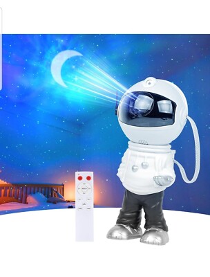 Astronaut Galaxy Projektor, Sternenprojektor Nachtlicht Timer und Musik abspielen