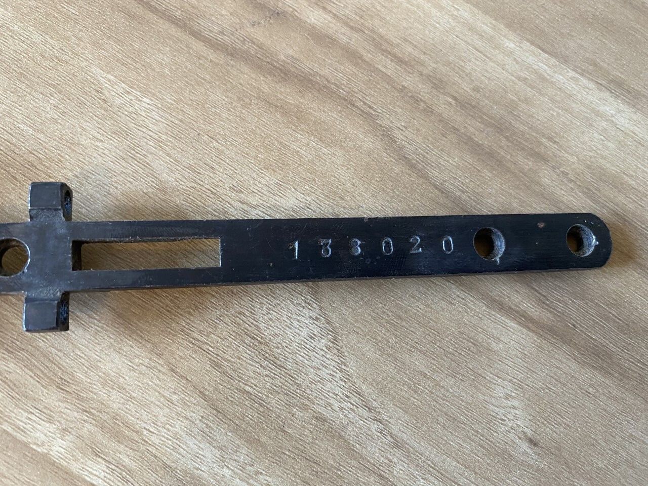 Winchester Model 101 Shotgun, Forearm Plate- Upper, Engraved, Used, WL-5