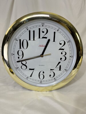 Vintage Sunbeam Quartz wall clock tested working (LC3) | eBay