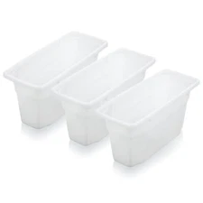 Arrow Home Products Plastic Ice Cube Bin, 3 Pack