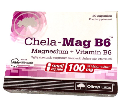(430,58 EUR/kg)Olimp Chela-Mag B6  Forte Mega Caps - 30 Kapseln