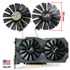 Full Set GPU Fan 95mm Asus Dual 480 580 T129215SM | US Seller, Fast Ship!