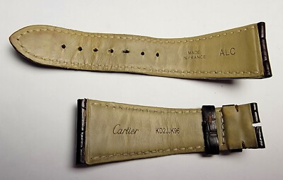 Authentic Cartier Calibre Brown Watch Strap KD2JJK96 24/18 mm, 74+