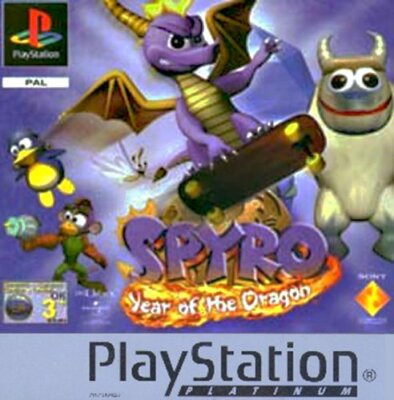 PS1 / Playstation 1 - Spyro the Dragon 3 - Year of the Dragon [Platinum] nur CD