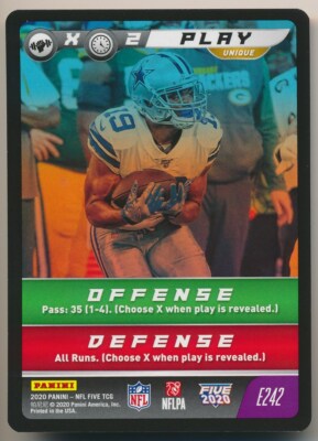 E242 AMARI COOPER 2020 Panini Five Football TCG EPIC UNIQUE PLAY COWBOYS