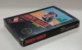 Nintendo NES Mach Rider Gloss Sticker Seal Game, Box & Manual Extremely Rare CIB