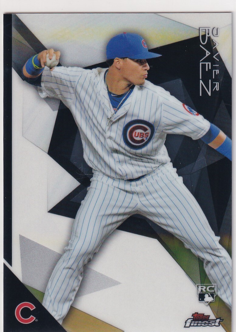 2015 TOPPS FINEST RC JAVIER BAEZ DETROIT TIGERS CHICAGO CUBS ROOKIE GE-3469