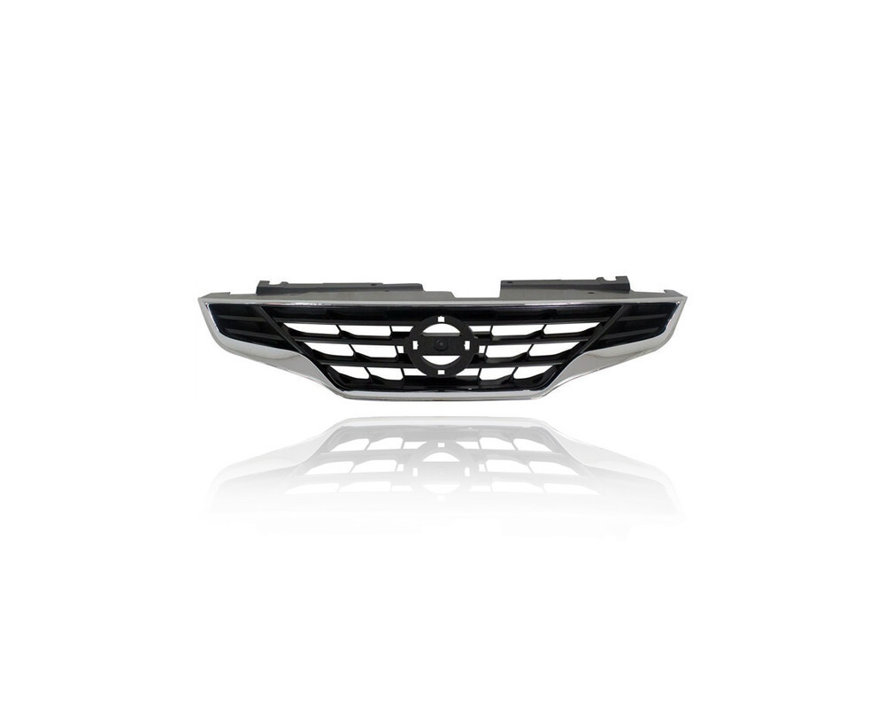 Auji' iNaniページ Grille for 10-13 Altima Coupe Chrome Frame Black Insert 62070ZX10A