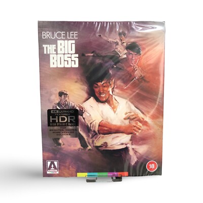 Arrow Video THE BIG BOSS 4K UHD + Blu-ray Limited Edition Slipcover
