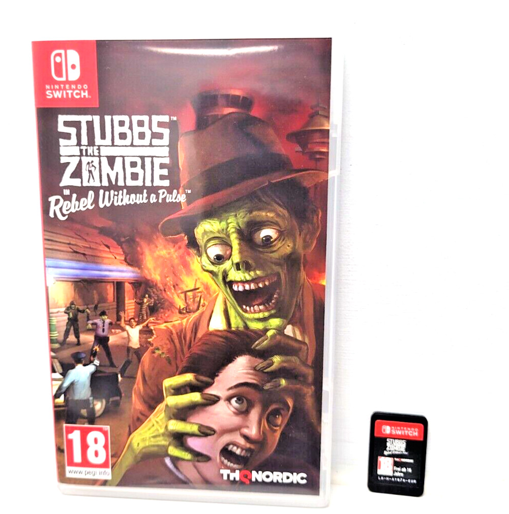 Stubbs the Zombie in Rebel Without a Pulse Nintendo Switch EXCELLENT Condition
