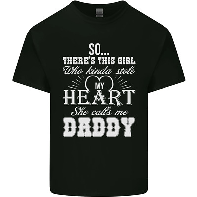 She Calls Me Daddy lustiges Vatertag Herren Baumwolle T-Shirt Tee Oberteil