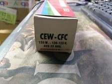 Sylvania Projector Lamp GTE 150W. -120-125V AVG 25 HOURS CEW-CFC NEW