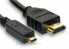 6ft High Speed Micro HDMI Cable Male Converter 4K GoPro HERO 9 8 7 6 5 4 Black