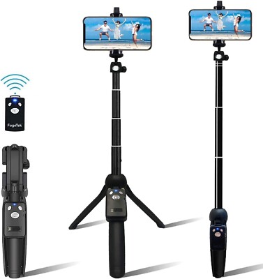 Fugetek 42'' Compact Selfie Stick & Tripod Extendable Wireless Bluetooth Remote