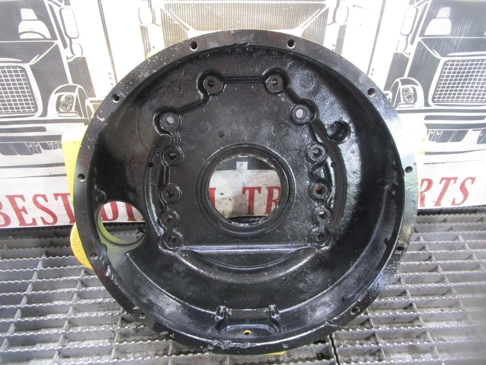 Cubierta de volante de inercia carcasa campana motor diésel Caterpillar 3406B pieza OEM 7N6143 Foto 2 de 4