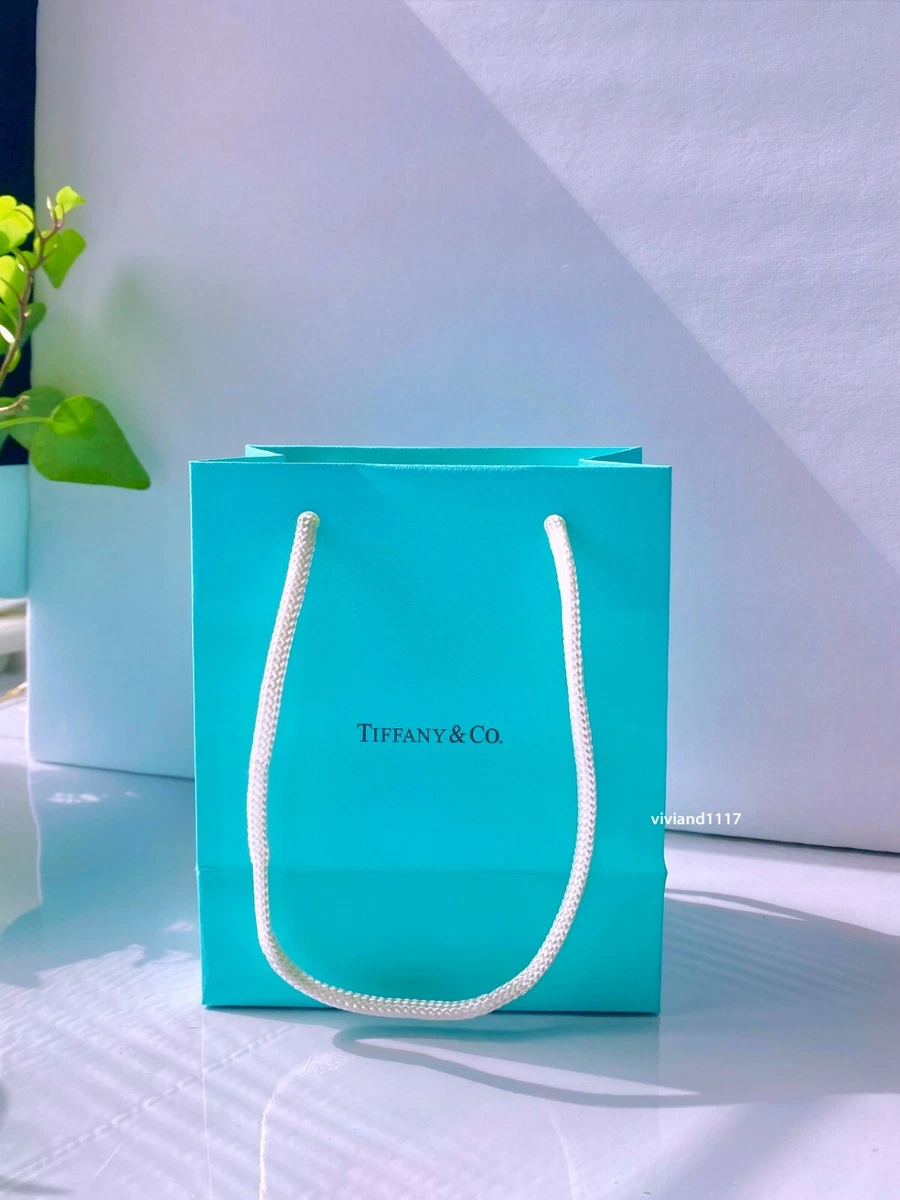 Tiffany & Co. Small Blue Paper Shopping Gift Bag