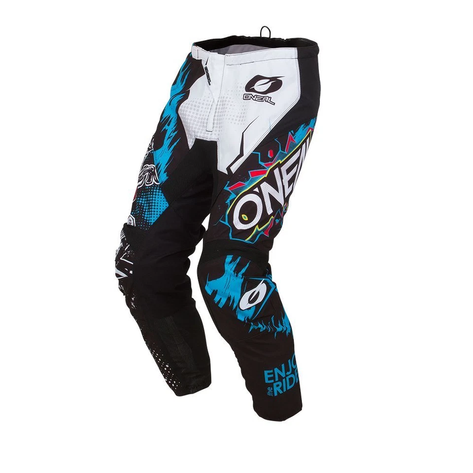 O'neal Element Villain Youth Kinder MX DH MTB Pant Hose lang schwarz/weiß 2026