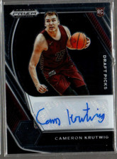 2021-22 Prizm Draft Picks Draft Picks #17 Cameron Krutwig Auto