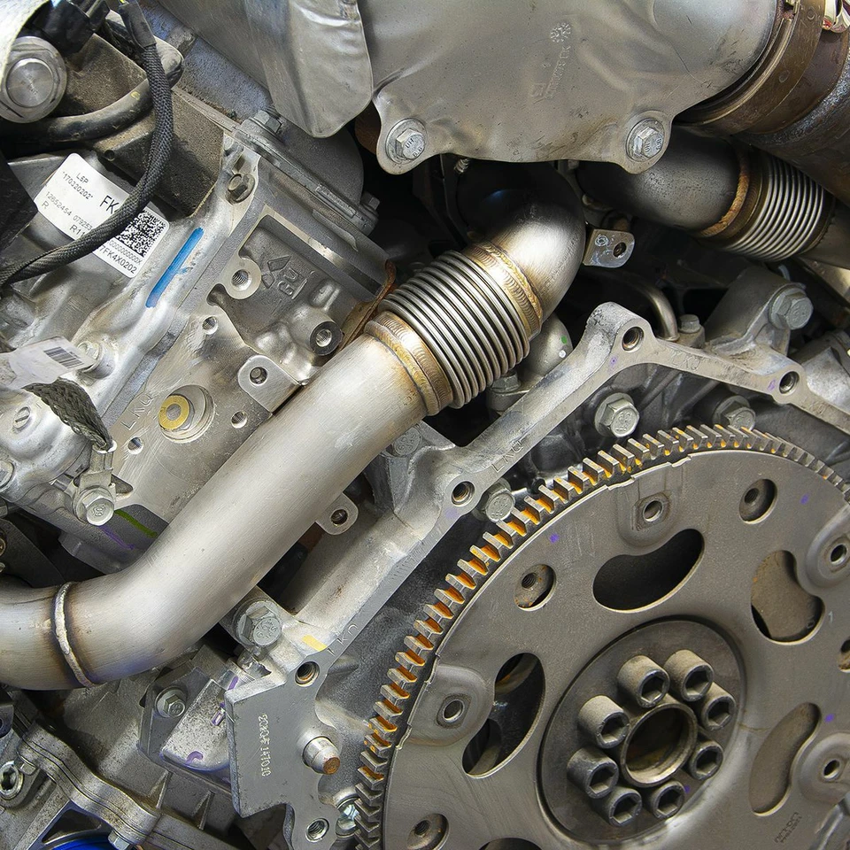 PPE OEM Length Replacement High Flow Up Pipes For 17-20 6.6L L5P Duramax Diesel Foto 3 de 3