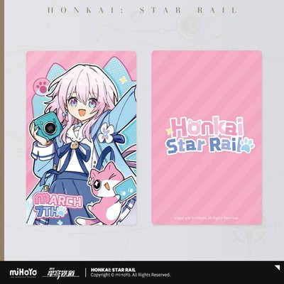 Honkai Star Rail offizielles 7. März Little Cat Chibi Laser Ticket miHoYo