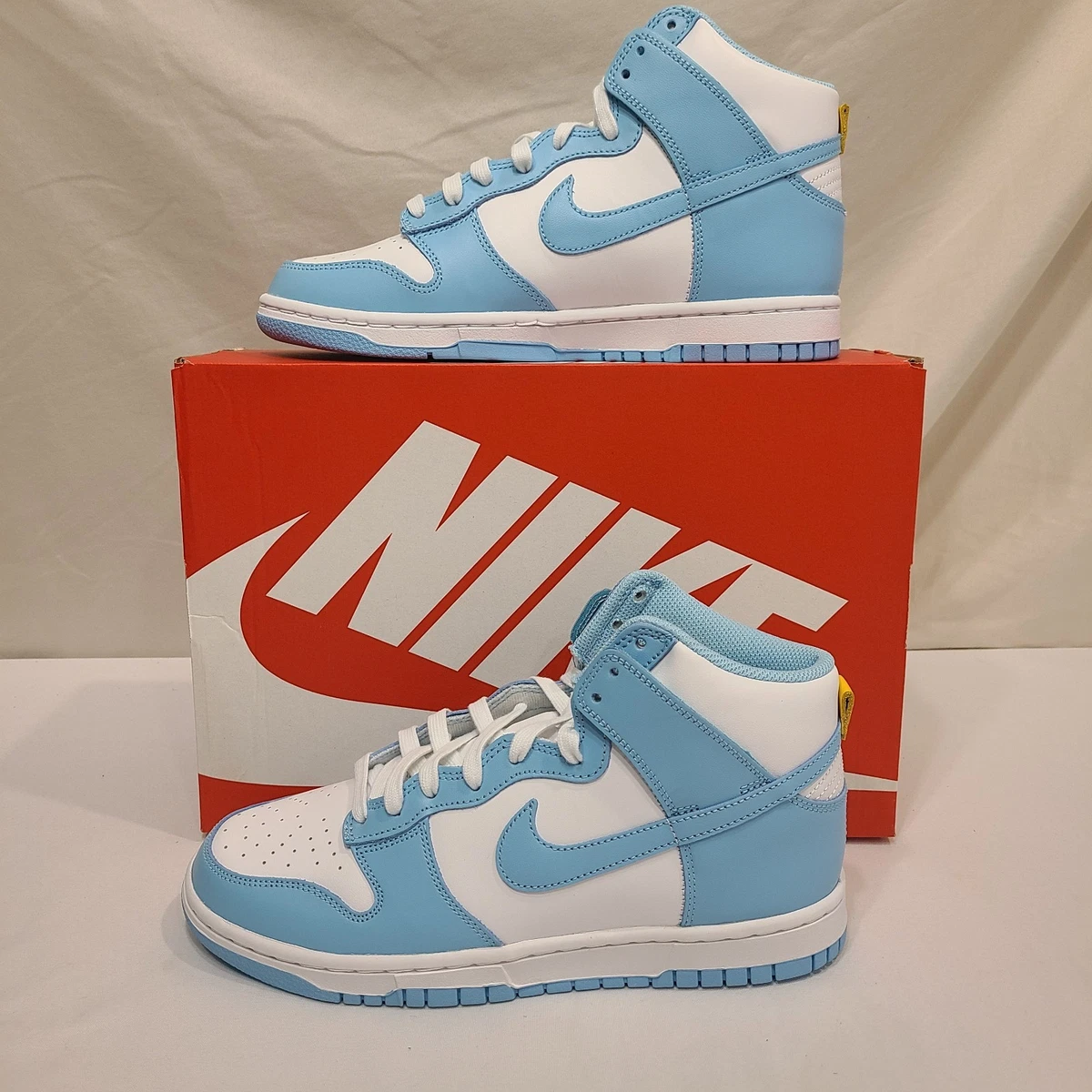 Nike Dunk High Retro Blue Chill Men’s Clean Classic Street Sneakers SIZE 8.5 Nike Dunk High Blue Chill Homer Simpson Shoes DD1399-401 | eBay main image 3