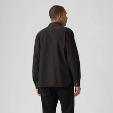 Levi's Men's Worker Standard Fit Long Sleeve Button-Down Shirt - Tobacco Brown