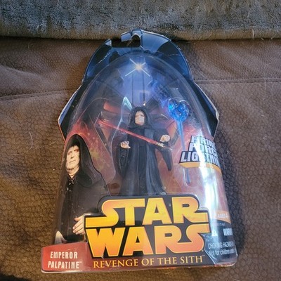 Hasbro ROTS Emperor Palpatine Figure w/ Firing Lightning 2005