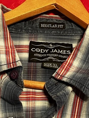   cody james pearl snap shirt xl Regular Fit Western Cowboy Rodeo Ranch Bar
