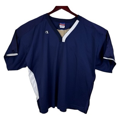 Champion US Lacrosse Jersey Men XL Navy Authentic Athletic Performance Pullover