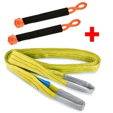 Berge Set Pannenhilfe abschleppen Abschleppseil Offroad Forstset Baumgurt 4m